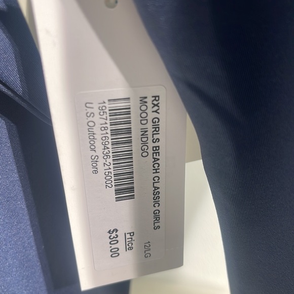 ROXY GIRLS BEACH CLASSIC Long Sleeve shirt size 12/L Girls - Picture 3 of 3